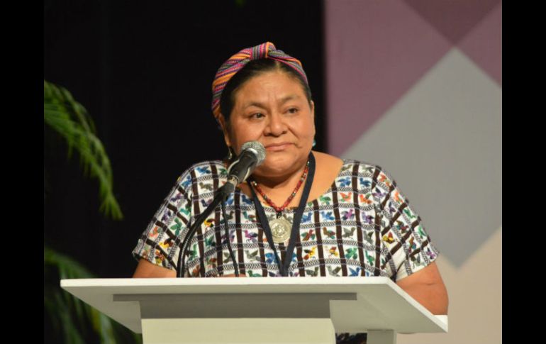 Rigoberta Menchú. La activista se suma a las acitividades de la FIL. NTX / ARCHIVO