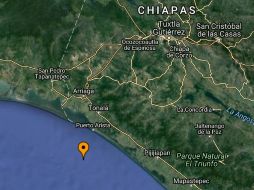 El movimiento telúrico se registró a siete kilómetros del municipio de Tonalá. ESPECIAL / ssn.unam.mx