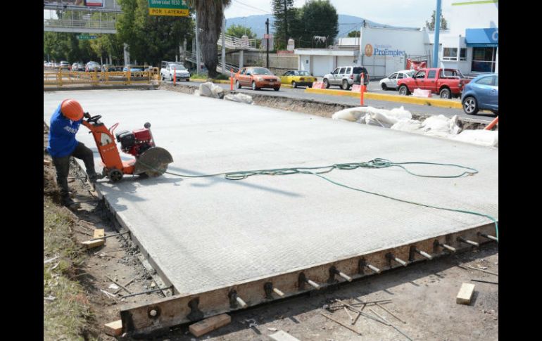 Se prevé que el domingo 20 se estén terminando los concretos, para de ahí pasar a la segunda etapa. ESPECIAL / Gobierno de Zapopan