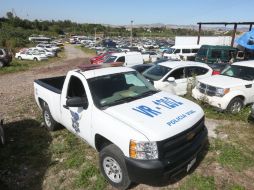 En un operativo se localizó una patrulla 'pirata' utilizada por los delincuentes para robar camiones de carga. EL INFORMADOR / G. Gallo