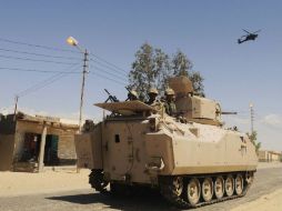 Las operaciones militares en el Sinaí se intensificaron después del pasado 14 de octubre. AP / ARCHIVO