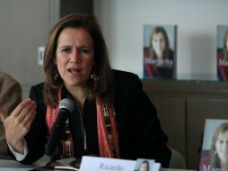 Sobre su búsqueda por ser candidata a la presidencia en 2018, Zavala asegura que a ella no la para nadie. EFE / ARCHIVO