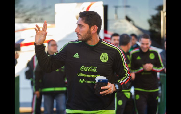 ''Uno como jugador tiene que estar a la orden de lo que le pida el técnico nacional'', señaló el arquero. MEXSPORT / ARCHIVO