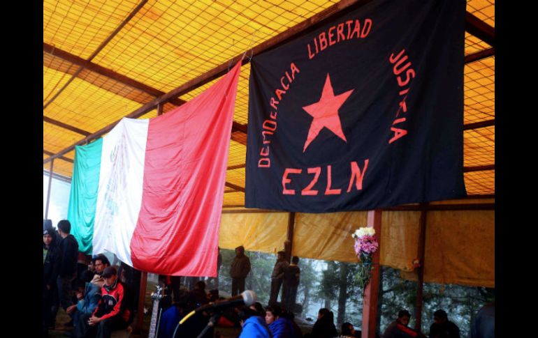 El EZLN advierte que la candidatura presidencial podría no conocerse hasta el 1 de enero de 2017. AFP / ARCHIVO