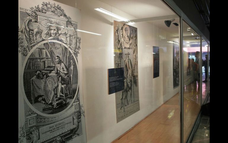 'El Quijote: imágenes y artistas', se inauguró en la estación Pino Suárez del Metro. EFE / A. Cruz