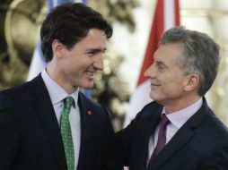Macri  destacó que platicó con Trump y refirió que 'hay la convicción de afianzar las relaciones'. AP / N. Pisarenko