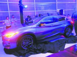 El QX30 se mostró en una celebración dentro de la agencia Infiniti Guadalajara. EL INFORMADOR / G.Gallo