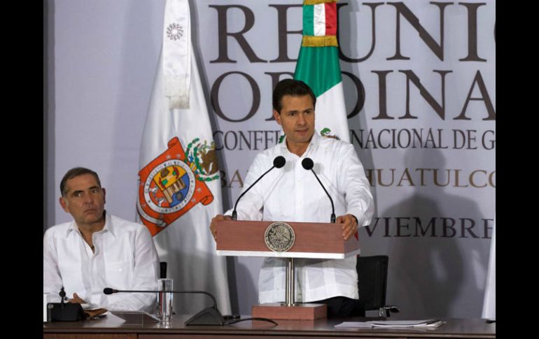 El Presidente reconoció el respaldo de los gobernadores, para enfrentar en unidad los desafíos nacionales e internacionales. NTX / ESPECIAL