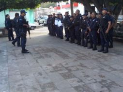 Tras los hechos, hay un despliegue operativo para proteger y mantener el orden social en el municipio. TWITTER / @MICHOACANSSP