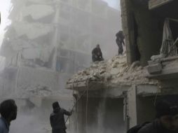 Los ataques se reanudaron el martes en el este de Alepo después de tres semanas de interrupción. AP /