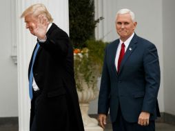 Trump pidió en redes sociales que el elenco de 'Hamilton' se disculpara con su compañero de fórmula. AFP / D. Angerer