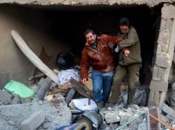 Entre el martes y el sábado, al menos 180 personas fallecieron por ataques aéreos y de artillería. AFP / T. Mohammed