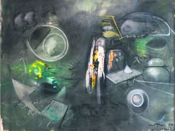 Cuadro. “Nuit Corve”, pieza del chileno Roberto Matta. ESPECIAL / CORTESÍA MUSA