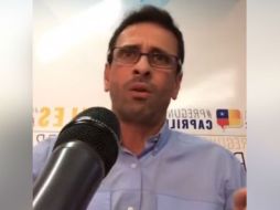 El ex candidato presidencial mandó un mensaje por redes sociales a sus seguidores. FACEBOOK / HenriqueCaprilesRadonski