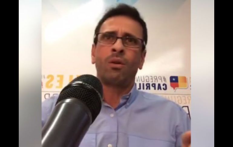 El ex candidato presidencial mandó un mensaje por redes sociales a sus seguidores. FACEBOOK / HenriqueCaprilesRadonski