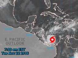 Señalan que el meteoro podría debilitarse lentamente a partir del viernes. ESPECIAL / nhc.noaa.gov