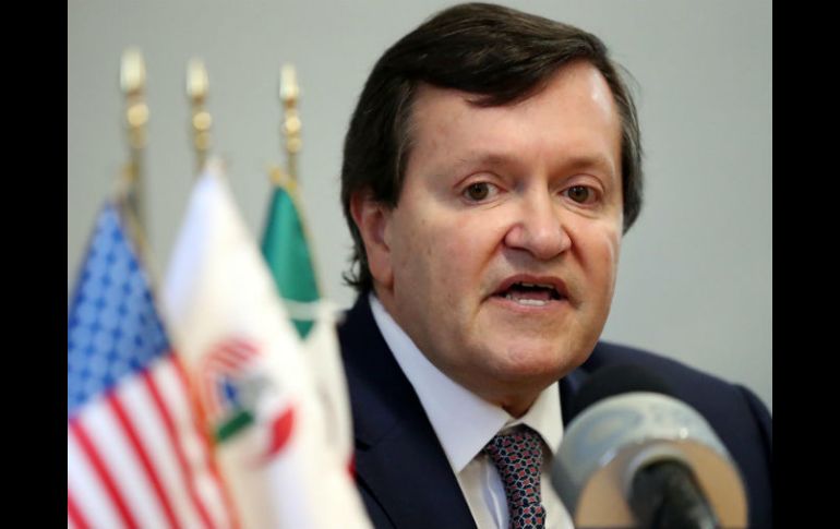 José María Zas indicó que hay un compromiso de prosperidad entre México y EU 'sin importar el gobierno que éste enfrente'. SUN / A. Ojeda