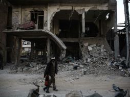 Los bombardeos han causado también cientos de heridos. AFP / S. Al-Doumy