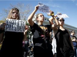 La elección de Trump desencadenó protestas en varios centros de educación. AP / ARCHIVO