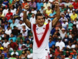 El delantero, arribó en el Torneo Clausura 2015 del futbol mexicano con el Veracruz. MEXSPORT / ARCHIVO
