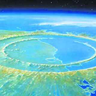Asteroide sacó rocas 'como gelatina' del cráter Chicxulub