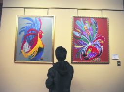 Figuras. Los gallos son uno de los temas de los artistas. EL INFORMADOR / F. Atilano