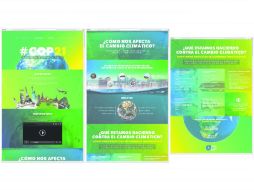 Destacado. El sitio web diseñado para la Cumbre Mundical contra el Cambio Climático fue galardonado por su imagen y diseño. ESPECIAL /