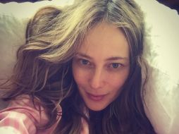 'Con todas las ganas de no levantarme y ver futbol todo el día', escribió junto a una foto la conductora. INSTAGRAM / vanehupp