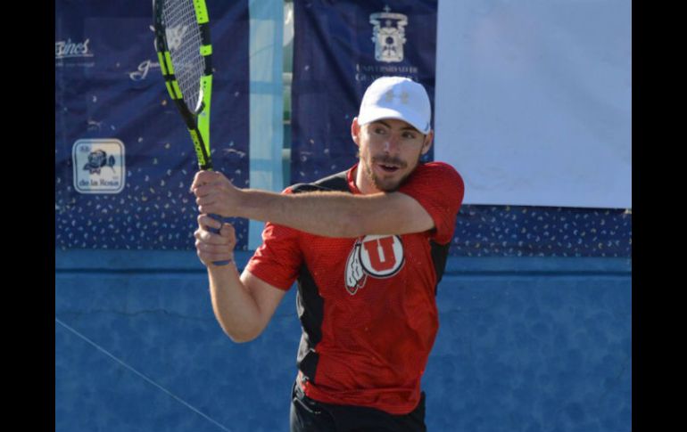 Santiago Sierra se dice satisfecho y admite que ha cumplido una de sus metas como tenista. TWITTER / @ComudeZapopan
