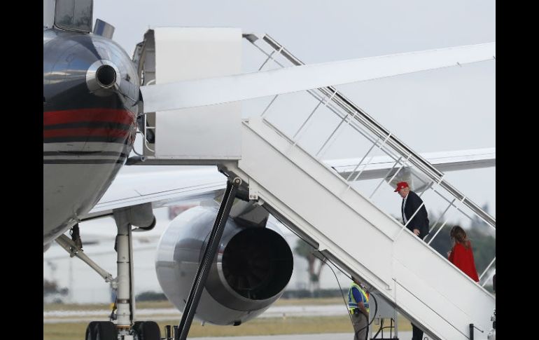 Trump recordó que tras las elecciones Clinton lo llamó y le 'admitió la derrota' justo antes de su discurso de victoria. AP / C. Kaster