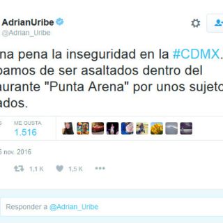 Adrián Uribe denuncia robo a través de sus redes sociales