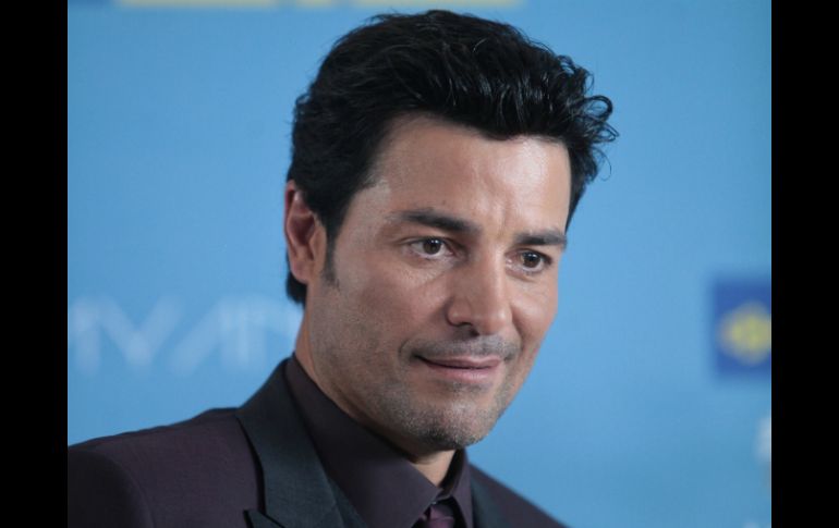 Chayanne está en México para promocionar su imagen como parte de una campaña navideña de una tienda departamental. EFE / S. Gutiérrez