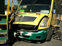 El incidente tuvo lugar en los cruces de las calles Ayuntamiento y Río Lerma. TWITTER / @Transito_Vtlane