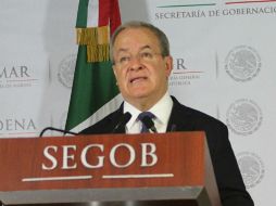 Este martes el subsecretario de Gobierno, dio posesión del cargo a Rubido García. NTX / ARCHIVO