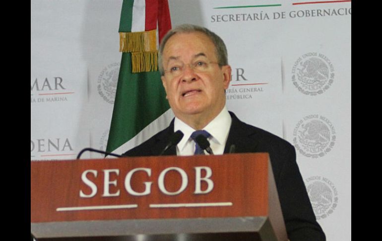Este martes el subsecretario de Gobierno, dio posesión del cargo a Rubido García. NTX / ARCHIVO