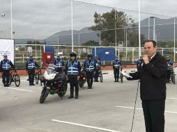 Alberto Uribe pide a los ciudadanos que apoyen a los policías en su labor cotidiana. TWITTER / @GobTlajomulco