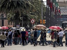 Las protestas iniciaron este miércoles y proseguirán hasta conseguir respuestas favorables de las autoridades de gobierno. SUN / ARCHIVO