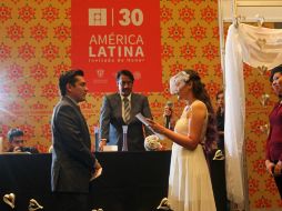 Héctor Ortiz y Gabriela Jiménez viajaron juntos por primera vez a la FIL hace casi una década. EL INFORMADOR / M. Vargas