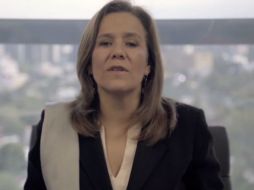 La panista resaltó que se debe derribar 'el muro interno que nos divide, el muro de la corrupción'. TWITTER / @Mzavalagc