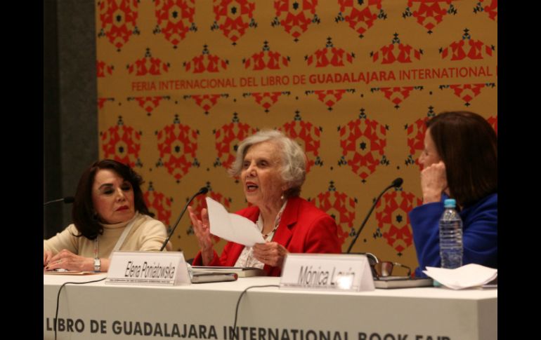 Elena Poniatowska comentó que Elena Garro dio a los lectores un mundo fantástico. EL INFORMADOR / M. Vargas