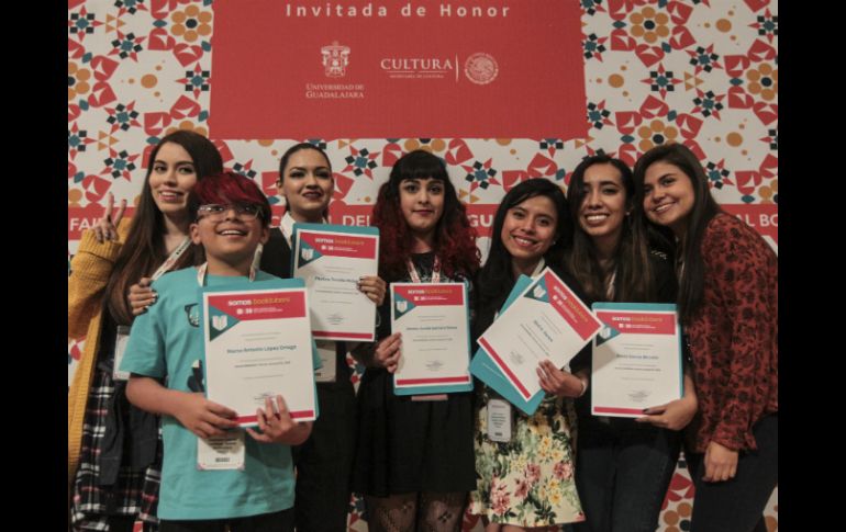 En la foto, los ganadores: Jimena Jurado García La Sienra, Paulina Treviño, Abril G. Karera, Rosie Gardel y  Marco Antonio López. EL INFORMADOR / F. Atilano