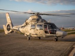 Se trata de los helicópteros Panther AS-565 MBE y un H-225 Super Puma. TWITTER / @SEMAR_mx
