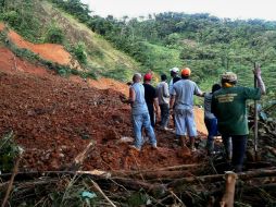 Los aludes por fuertes lluvias son frecuentes en Colombia. EFE / ARCHIVO