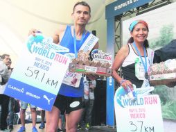 Gabriel Morfín y Rosalba Gudiño fueron los ganadores de la pasada Wings for Life Guadalajara 2016. EL INFORMADOR / A. Camacho