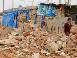 Aparentemente las muertes son producto de la caída de las viviendas. Al menos un centenar de personas se encuentran en albergues. EFE / ARCHIVO