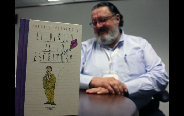 Jorge F. Hernández presentó la novedad durante la FIL. EL INFORMADOR / M. Vargas