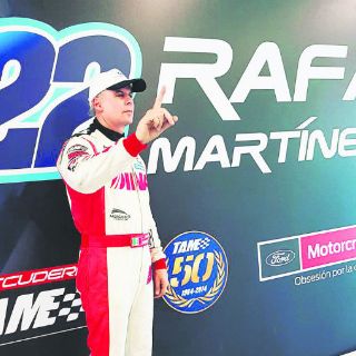 Rafa Martínez gana la primera pole de Nascar Peak