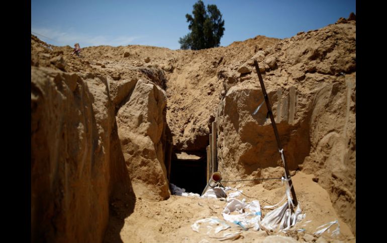 Gaza cuenta con numerosos túneles cavados en zonas fronterizas. ESPECIAL /