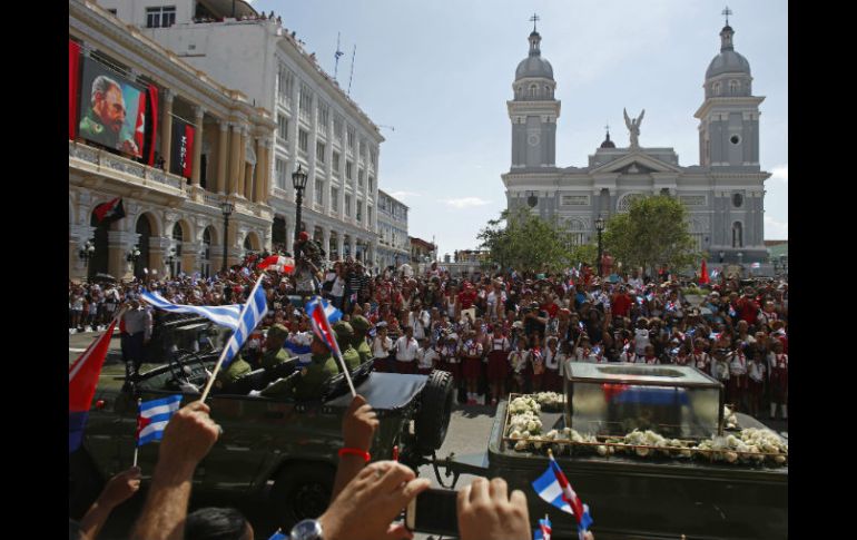 Ségolène Royal, quien acudió a los funerales de Castro en representación de Hollande, dijo que no hay presos políticos en Cuba. AP / D. Lopez-Mills