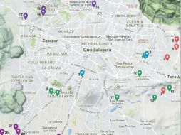 Algunos puntos conflictivos para la vialidad en la ZMG. EL INFORMADOR /
